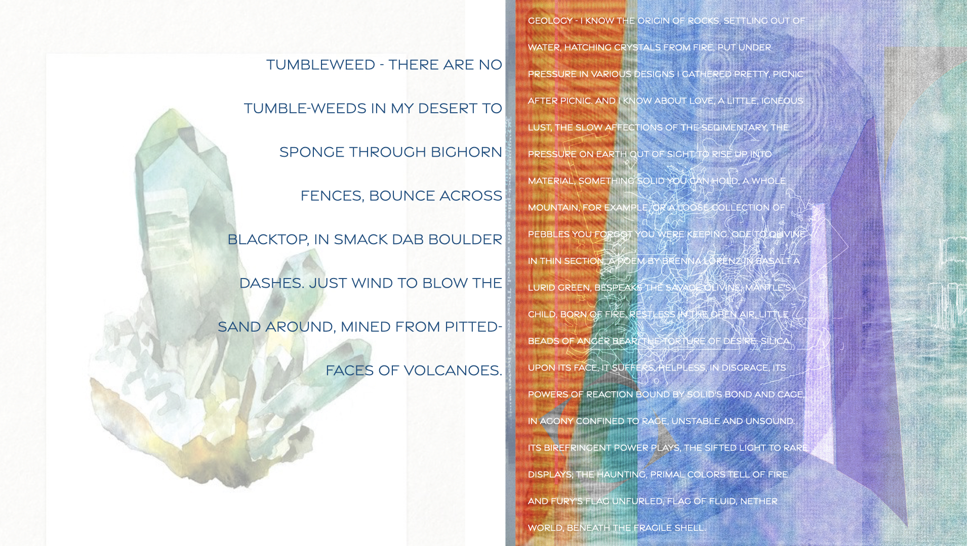 AN INTERVAL OF TIME — Design Process 05